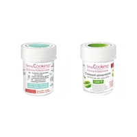 2 colorants alimentaires en poudre - vert d