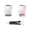 2 colorants alimentaires noir-pourpre + Stylo gla