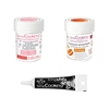2 colorants alimentaires orange-rose poudr