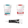 2 colorants alimentaires rouge-bleu fonc
