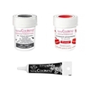 2 colorants alimentaires rouge-noir + Stylo gla