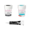 2 colorants alimentaires turquoise-noir + Stylo gla