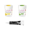 2 colorants alimentaires vert-jaune + Stylo gla