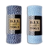 2 ficelles bicolores 100 m - bleu marine & bleu clair