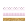 2 masking tapes rose vichy & curs + 1 masking tape dor