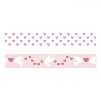 2 masking tapes St Valentin - curs & colombes