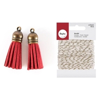 2 mini pompons en su