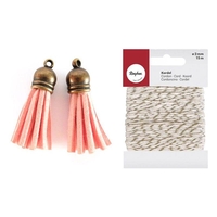 2 mini pompons en su