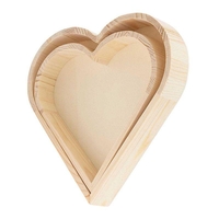 2 plateaux en bois cur