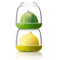2 pots fraicheur pour aliments Bit Pots - anis et vert