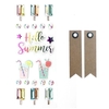 22 stickers 3D Hello Summer + 20