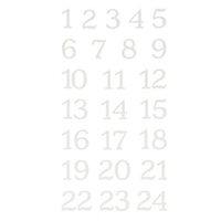 24 stickers floqu