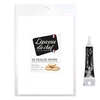 25 feuilles azyme blanches + Stylo gla