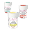 3 colorants alimentaires en poudre - Corail,  jaune pastel,  vert d
