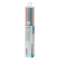 3 feuilles de flex thermocollant bleu,  violet,  cuivre mat 30, 5 x 30, 5 cm - Cricut