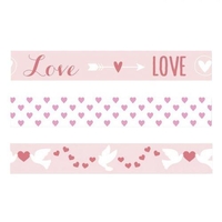 3 masking tapes St Valentin - Love