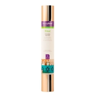 3 rouleaux thermocollants flex or,  argent et noir Cricut 30, 5 x 30, 5 cm