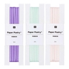 3 rubans de satin 3 m - rose poudr