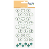 30 stickers calendrier de l