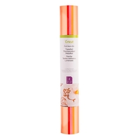 4 feuilles de flex thermocollant orange,  rose,  rouge,  cuivr