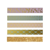 4 masking tapes rose-bleu-dor