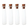 4 mini tubes en verre 4 cm