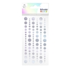 4 stickers holographiques ronds