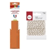 4 supports de calage pour moule latex + Ficelle dor