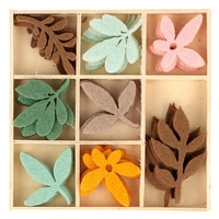 40 formes en feutrine color