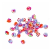 40 pompons en acrylique - Arc en ciel pastel