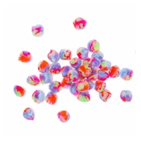 40 pompons en acrylique - Arc en ciel pastel