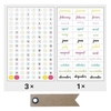 420 stickers dates Bullet journal couleurs vives + 20