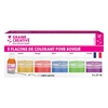 5 colorants pour bougie - jaune-rouge-bleu-vert-violet