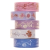 5 masking tapes 1, 5 cm x 10 m - Fleurs s