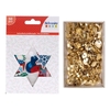 50 stickers papier washi Folk + 150 punaises dor