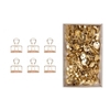 6 pinces double-clip cuivr