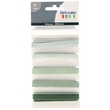6 rubans en velours 1 m - Misty Winter