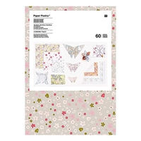 60 feuilles pour origami - Bouquet floral sauvage