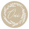 60 stickers kraft Oui