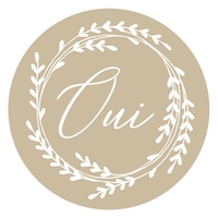 60 stickers kraft Oui