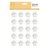 60 stickers ronds Oui