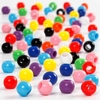 600 perles multicolores pony rondes