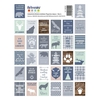 64 stickers effet timbre - Woodland