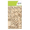 Alphabet en bois Lettres majuscules 3 x 0, 2 cm - 130 pi