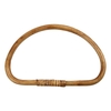 Anse de sac arrondi en bambou - 20 x 13 cm