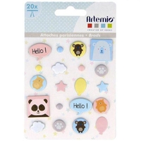 Attaches parisiennes Animaux adorables x 20