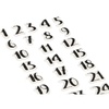 Autocollants Puffies 3D Calendrier de l