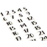 Autocollants Puffies 3D Calendrier de l