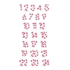 Autocollants Puffies 3D Calendrier de l