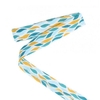 Biais de couture 3 m x 20 mm - Flammes orange et bleues